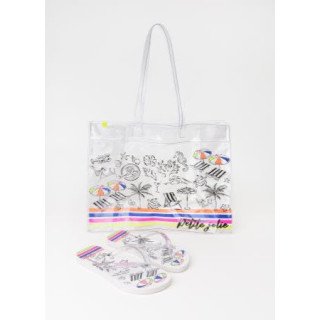 Kit Petite Bolsa + Chinelo Beach3