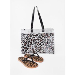 Kit Petite Bolsa + Chinelo Onça