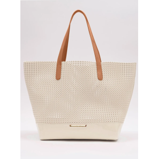 Bolsa Petite Jolie Ibiza White/Doce De Leite
