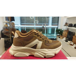 Tênis Ollie Casual Feminino Marrom