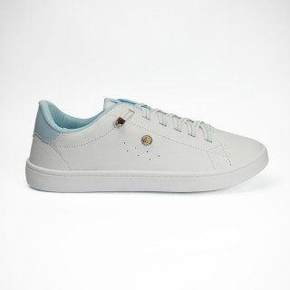 Tênis Izalu Rasteiro Casual Branco/Azul
