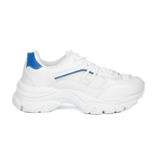 Tênis Zapy Plataforma Casual Detalhe Azul