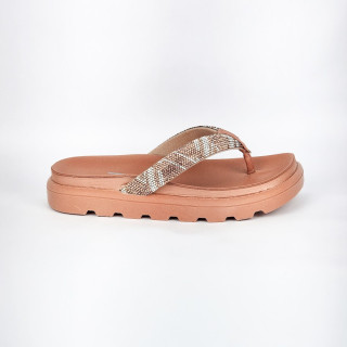 Chinelo Vizzano Nude Com Brilho