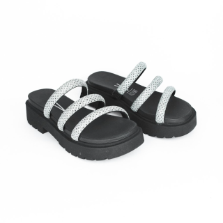 Sandália Vizzano Flatform Tiras Com Brilho